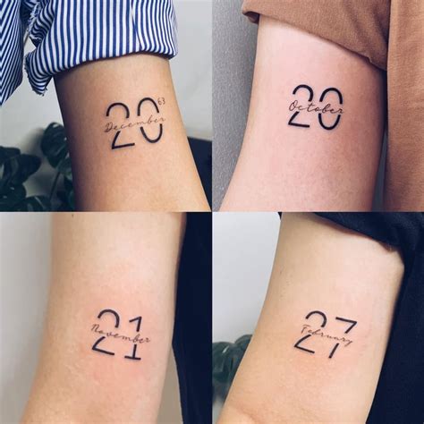 unique birthdate tattoo|24 [Stylish & Personal] Birth Date Tattoo Ideas